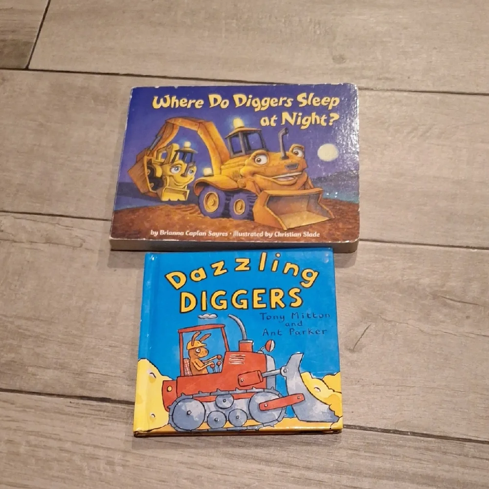 🦔Dazzling Diggers Kids Book Set💐